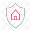 Secure Protection House Icon