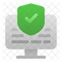 Secure Computer Cyber Icon