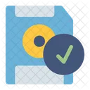 Secure Save Data Icon