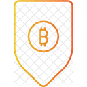 Secure Bitcoin Money Icon
