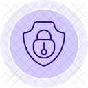 Secure Access Line Icon Icon