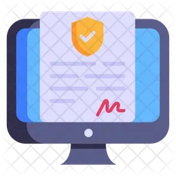 Secure Agreement  Icon