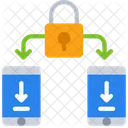 Secure App Download Distribution  Icon