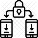 Secure App Download Distribution  Icon