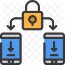Secure App Download Distribution  Icon