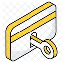 Secure Atm Card Secure Credit Card Locked Atm Card Icon