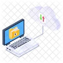 Cloud Data Secure Backup Cloud Backup Icône