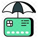 Secure Bank Card  Symbol