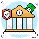 Secure Bank Safe Bank Bank Security Icon