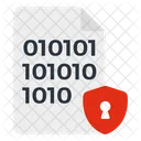 Secure Binary Code  Icon