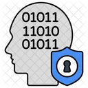 Secure Binary Data Binary Data Security Binary Data Protection Icon