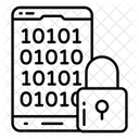 Secure Binary Data Binary Code Digital Code Icon