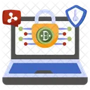 Bitcoin Security Cryptocurrency Security Crypto Icon