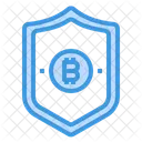 Security Money Bitcoin Cryptocurrency Secure Bitcoin Protected Bitcoin Icon