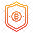 Security Money Bitcoin Cryptocurrency Secure Bitcoin Protected Bitcoin Icon