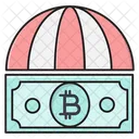 Bitcoin Security Crypto Icon