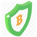 Secure Bitcoin Bitcoin Protection Bitcoin Savings Icon