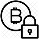 Lock Blockchain Bitcoin Icon