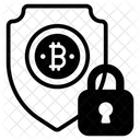 Secure Bitcoin Bitcoin Protection Cryptocurrency Savings Icon