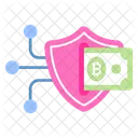 Secure Bitcoin Network Icon