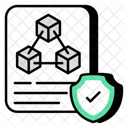 Secure Blockchain  Icon