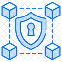 Secure Blockchain Blockchain Crypto Icon