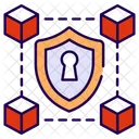 Secure blockchain  Icon