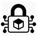 Secure Blockchain Lock Padlock Icon