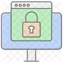 Secure Browser Lineal Color Icon Icon
