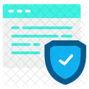 Malware Detection Web Security Browser Safety Icon