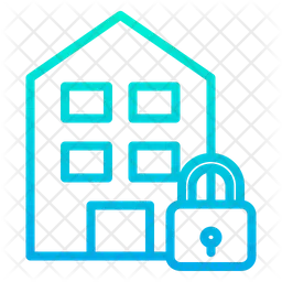 Secure Building  Icon