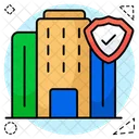 Secure Building Building Security Building Protection Icon