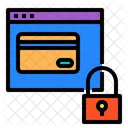 Website Card Lock Icon