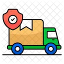 Secure Cargo Secure Shipment Secure Freight Icon