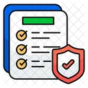 Secure Checklist Secure List Secure Todo Icon