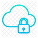 Online Storage Online Data Lock Cloud Icon