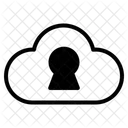 Secure cloud  Icon