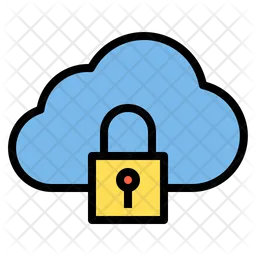 Secure cloud  Icon