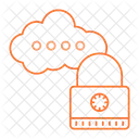 Cloud Server Lock Icon