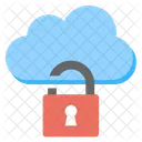 Cloud Security Computing Icon
