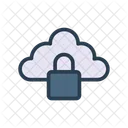 Cloud Server Lock Icon
