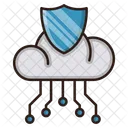 Network Protection Cloud Icon