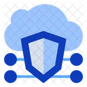 Cloud Security Protection Icon