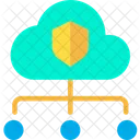 Cloud Computing Protection Cloud Security Icon
