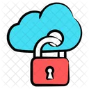 Secure Cloud Cloud Computing Protection Icon