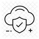 Secure cloud  Icon