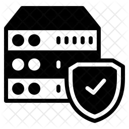 Secure cloud storage  Icon