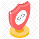 Secure Code Code Safety Programming Icon