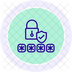 Secure code  Icon