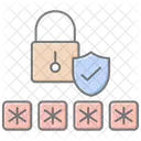 Secure Code Lineal Color Icon 아이콘